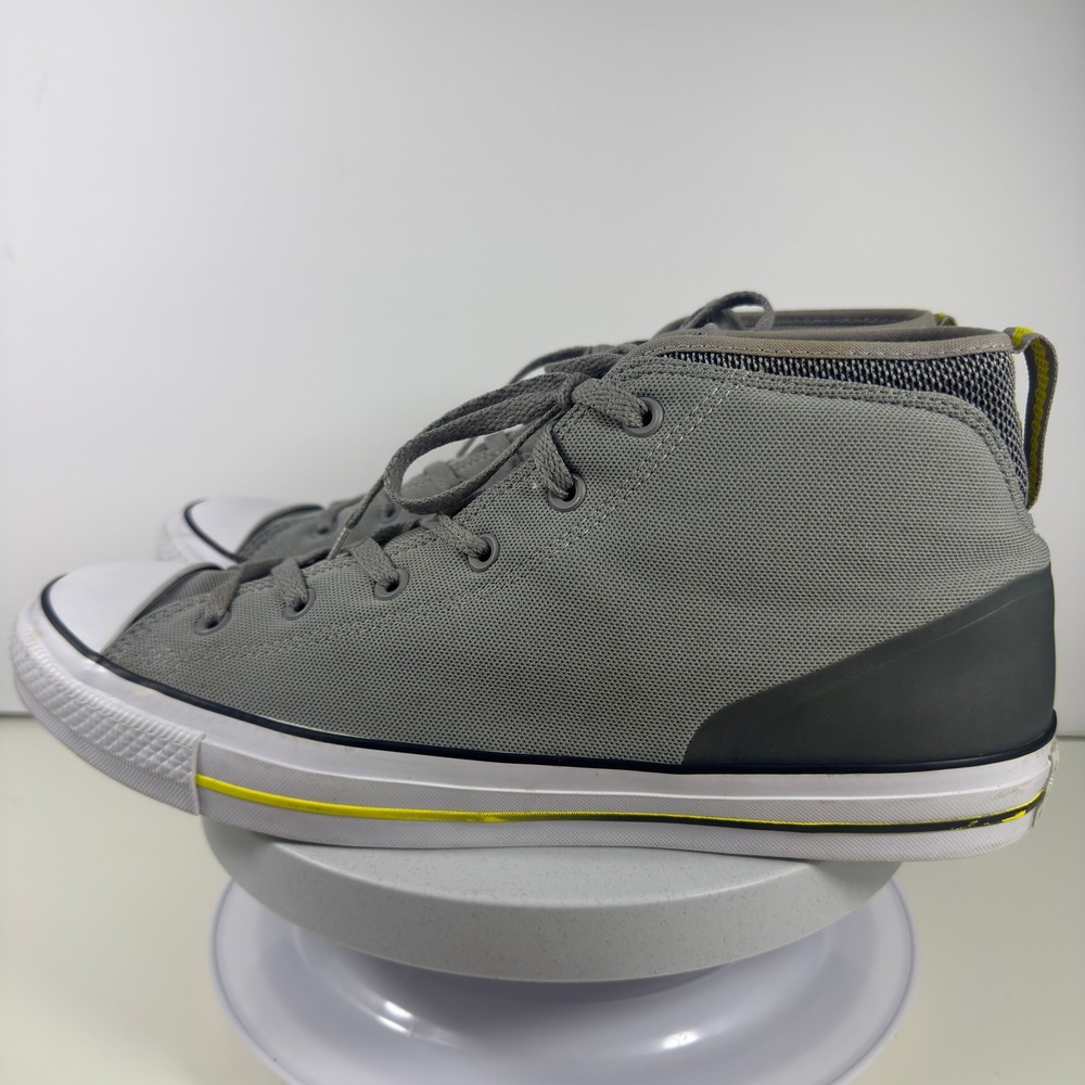 Converse Chuck Taylor Syde Street Mid Mens Size 13 Grey Yellow Sneakers - Picture 2 of 15